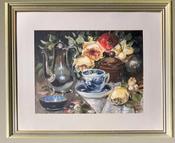 “Afternoon Tea” Mixed Media By Blaithin O Ciobhain — Willow Antiques