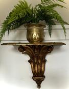 Carved Gilded Decorative Wall Shelf — Willow Antiques image