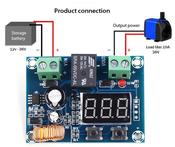Battery voltage discharge protector