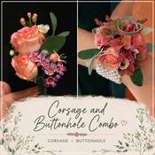 Corsage and Buttonhole Combo