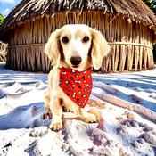 Dog Bandana Pawsome Prints by Woof Stuff Ire image