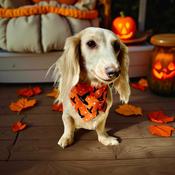 Dog Bandana Halloween Witches Hats Tie Style by Woof Stuff Ireland