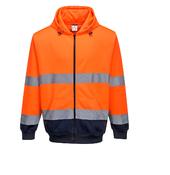 Portwest Hi Vis Two Tone Zip Hoodie B317 image