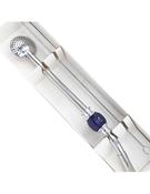 Bombilla with brush - Blue