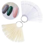 Key Ring Nail Colour Display Round Tips