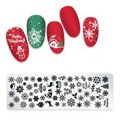 Christmas Stamping Plate Mini Prints