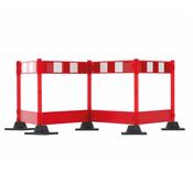 Champion™ Plus Folding Barrier System - Red - 1.5 metres image