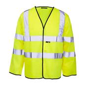 Hi Vis Long Sleeved Velcro Vest image