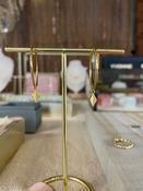 Geometric diamond hoops image