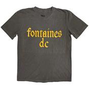 Fontaines D.C. Stone Wash Shirt: Gothic Logo - L
