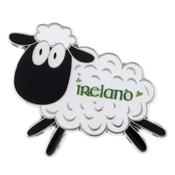 Sheep Spring Magnet White image