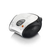 LENCO SCD-24 WHITE - Portable Stereo FM Radio with CD player image