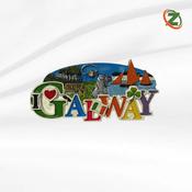 Galway Text Resin Magnet image