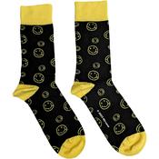 Nirvana Socks Outline Happy Faces image