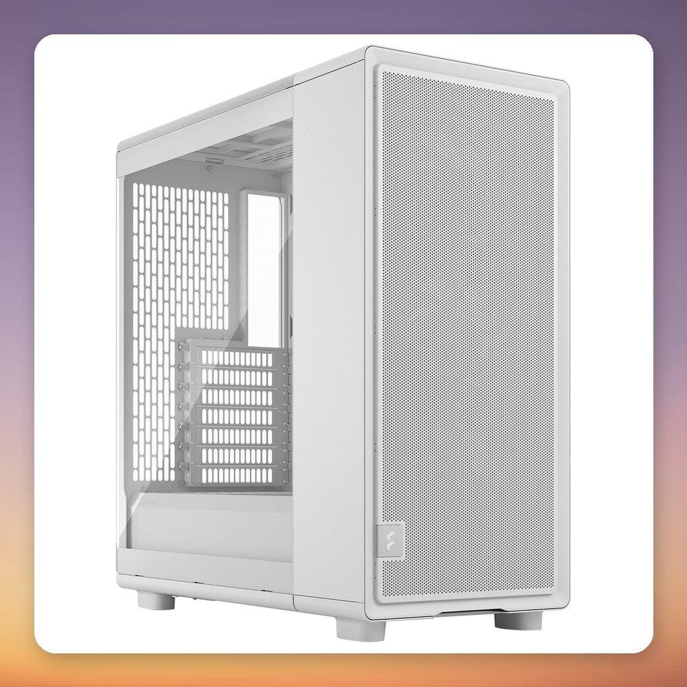 Fractal Design Epoch TG ATX Mid-Tower Case White Tempered Glass Mesh Front USB-C 3.2 Gen 2x2 Gaming PC
