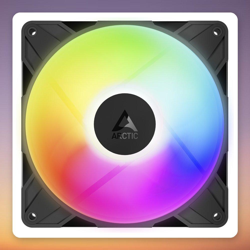 Arctic P14 Pro Reverse A-RGB PWM Case Fan, Black, Single Pack, Size 140 mm, RGB Lighting, Arctic Logo