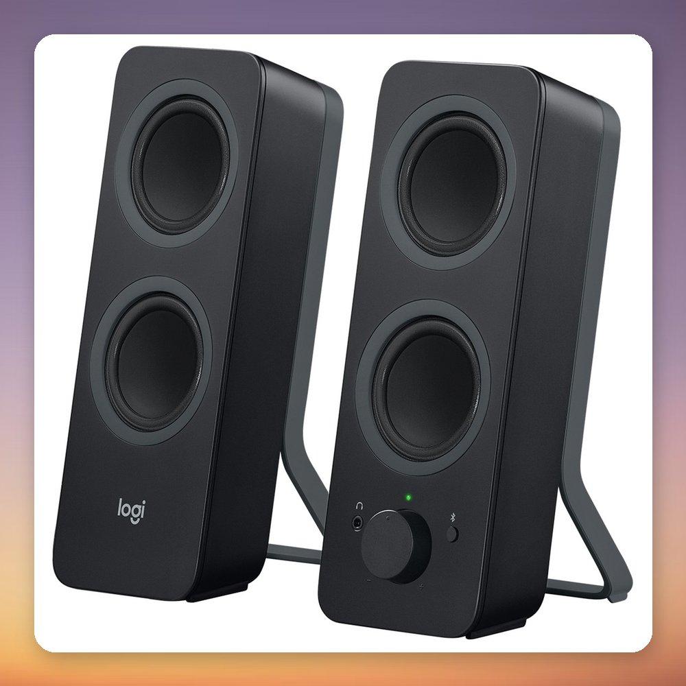 Logitech Z207 Bluetooth Computer Speakers 2.0 Channels 10W RMS Black Wired Wireless with Headphone Socket