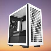 DeepCool CH370 WH Tempered Glass White Micro ATX Gaming Case