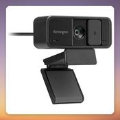 Kensington W1050 1080p Wide Angle Webcam, Fixed Focus, Black image