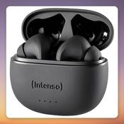 Intenso Buds T300A True Wireless Earbuds with ANC, Bluetooth, USB-C, Black image