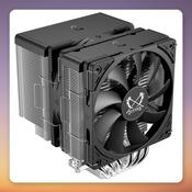Scythe Fuma 3 Dual Tower CPU Cooler, 2x 120 mm PWM Fans, 6 Heatpipes, Black