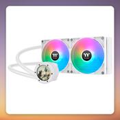 Thermaltake TH280 V2 Ultra ARGB Sync 280 mm AIO Liquid Cooler, Snow Edition, White