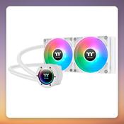 Thermaltake TH240 V2 ARGB Sync 240 mm AIO Liquid Cooler, Snow Edition, White image