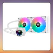 Thermaltake TH280 V2 ARGB Sync 280 mm AIO Liquid Cooler, Snow Edition, White