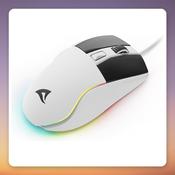 Sharkoon SKILLER SGM35 Wired Gaming Mouse, 6400 DPI, RGB, White image