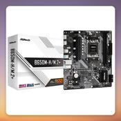 ASRock B650M-H/M.2+ AM5 Micro ATX Motherboard, AMD B650, 2x DDR5