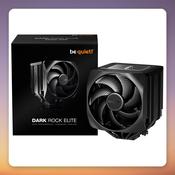 be quiet! Dark Rock Elite 135 mm Dual-Fan CPU Air Cooler, 7 Heat Pipes, 280W TDP, Black
