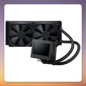 Asus ROG Ryujin III 240 AIO Liquid CPU Cooler, 2x 120 mm, 3.5-inch LCD, Black image