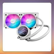 Asus ROG Ryuo III 240 ARGB White Edition 240 mm AIO Liquid CPU Cooler image