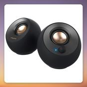 Creative Pebble V2 2.0 USB-C Desktop Speakers, Black, 16W Peak
