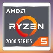 AMD Ryzen 5 7500F 6-Core AM5 Processor, 3.7 GHz up to 5.0 GHz, Tray