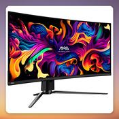 MSI MAG 341CQPDE 34" UWQHD QD-OLED 175Hz Curved Gaming Monitor image