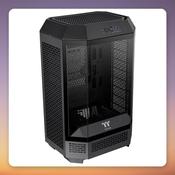 Thermaltake The Tower 300 Black Mini-Tower Case, Tempered Glass, µATX / Mini-ITX