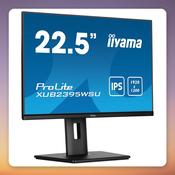 Iiyama ProLite XUB2395WSU-B5 23-Inch WUXGA IPS Monitor, 75 Hz, FreeSync
