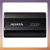 ADATA SD810 4 TB External SSD, USB 3.2 Gen 2x2, 2000 MB/s, IP68, Black image