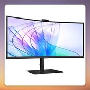 Samsung ViewFinity S65VC 34" UWQHD 100Hz Curved VA Monitor, USB-C 90W