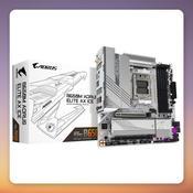 Gigabyte B650M AORUS Elite AX ICE AM5 Micro-ATX Motherboard, DDR5, Wi-Fi 6E, White image