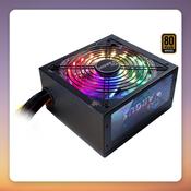 Inter-Tech Argus RGB-500W II 500W 80 PLUS Bronze ATX PSU, RGB Fan