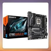 Gigabyte Z790 EAGLE AX ATX Motherboard, LGA 1700, DDR5, Wi-Fi 6E, 2.5GbE