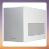 Silverstone SUGO 17 SST-SG17W Micro-ATX Mini Tower Case, White, 26 L image