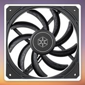 Silverstone Air Slimmer 140 140 mm Slim PWM Case Fan, Black, 1700 RPM image