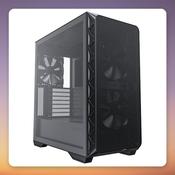 Montech AIR 903 BASE E-ATX Mid-Tower Case, Black, Tempered Glass, 3x 140 mm PWM Fans