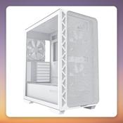 Montech AIR 903 BASE E-ATX Mid-Tower Case, White, Tempered Glass, 3x 140 mm PWM Fans
