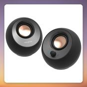 Creative Pebble V3 2.0 Bluetooth 5.0 USB-C Desktop Speakers, Black image
