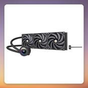 Thermaltake TOUGHLIQUID 420 EX Pro ARGB Sync 420 mm AIO Liquid Cooler, Black
