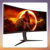 AOC CU34G2XP 34" WQHD 180 Hz Curved Ultrawide Gaming Monitor, VA, 1500R image